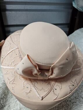 Vintage Ben Marc International Pink Women’s Derby Hat